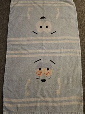 South Park Towlie Cotton Hand Kitchen Bath Dish Towel Two-Sided Comedy RARE!